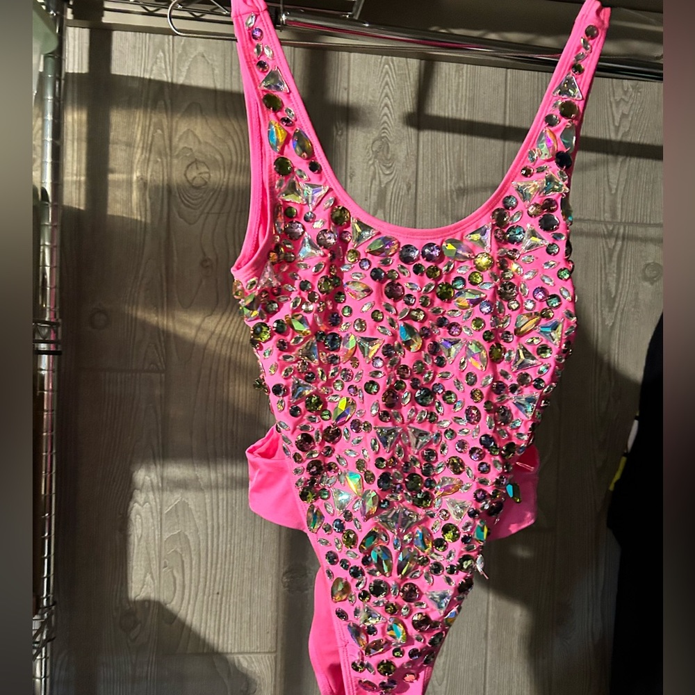 ASOS beaded swimsuit